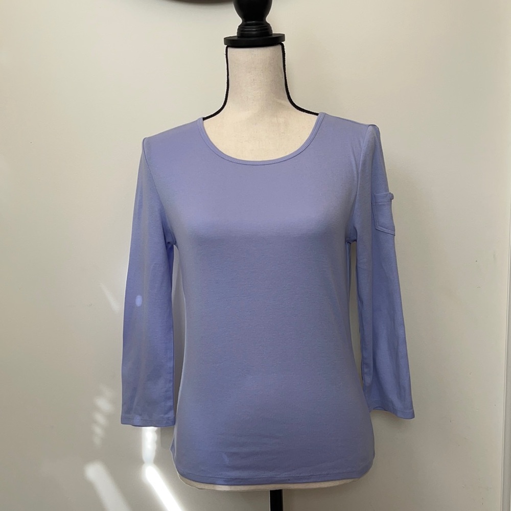 The Limited 3/4 Sleeve Pocket Tee NWT